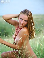 Nude teen in the wild