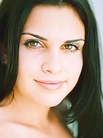 Alexa Model in a long black dress