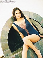 Alexa Model shows off her tasty nips