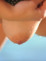 Alison Angel takes off her sweet bikini