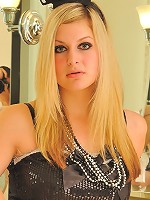 Danielle stuffs beads in her pussy