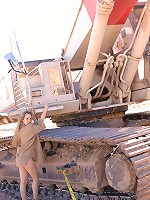 Fiona Luv gets naughty at a construction site