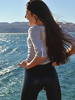 Karina L 1 stormy coast in Croatia 2011-02-16