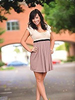 Mandee gets naked in a public place