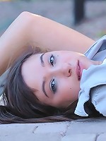 Louisa gets naughty in public