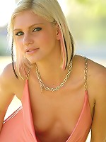 Christine gets naked in the park