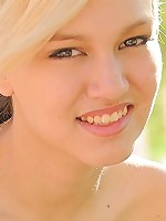 Alexa gets naked in the park