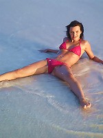 Suzie Carina Red Bikini