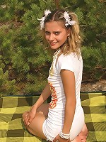 Petite teen with big nipples strips