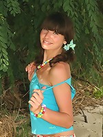 Naughty brunette teen just loves getting naked for you