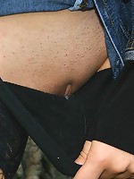 Sexy teens Christina and Julia take a walk in the woods