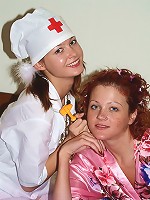 Elena tried to read a book but Nataliya didn't want to read. She wanted to have a sexy shoot. So she undresses