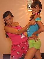 The girls undress and the innocent, beautiful Anna's is revealed. Oh, how sexy she is!