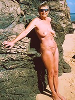 naughty mature outdoor