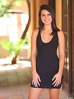 Bree shows off her round ass and shaved pussy