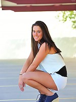 Harper baring it all outside