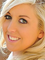 Callie blonde and naked outside