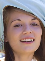 Sensi in cute shorts gets naked