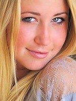 Casy fingers her pussy