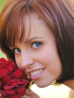 Hayden outside running around naked