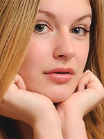 Danielle in the bathroom soaping up big tits