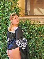 Danielle plays dress up