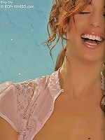 Naughty Riley Shy spit on her dildo then slides it into her tight pink hole