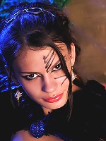 Naked gorgeous warrior naked with the steel sword