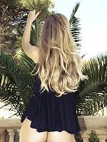 Blonde darling with refined allure and enticing body.