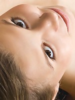 Sweet but naughty Darerca slowly and sensually strips her black gingham bustier and black panties to reveal her petite but nubile figure, with delicately puffy nipples and bushy labia that can set your hearts racing.