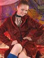 Innocent allure with delectable body and creamy complexion.