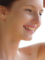 Lusty blonde in erotic, uninhibited poses.