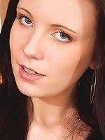 Nubiles.net Alisa Cage - Alisa Cage fingers her hot pussy in the kitchen with her sexy legs spread wide