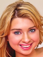 Nubiles.net Molly Bennett - Hot blonde Molly Bennett fingers her juicy pink shaved pussy