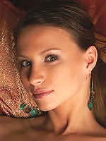 Tamara plays in a chair