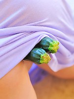 Danielle loves her fresh veggies